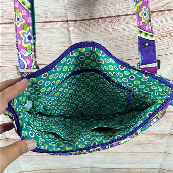 Vera Bradley "Heather" Messenger Bag - Picture 5 of 6